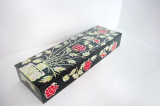 Mother of Pearl Pen Case with Peony Vase Design
